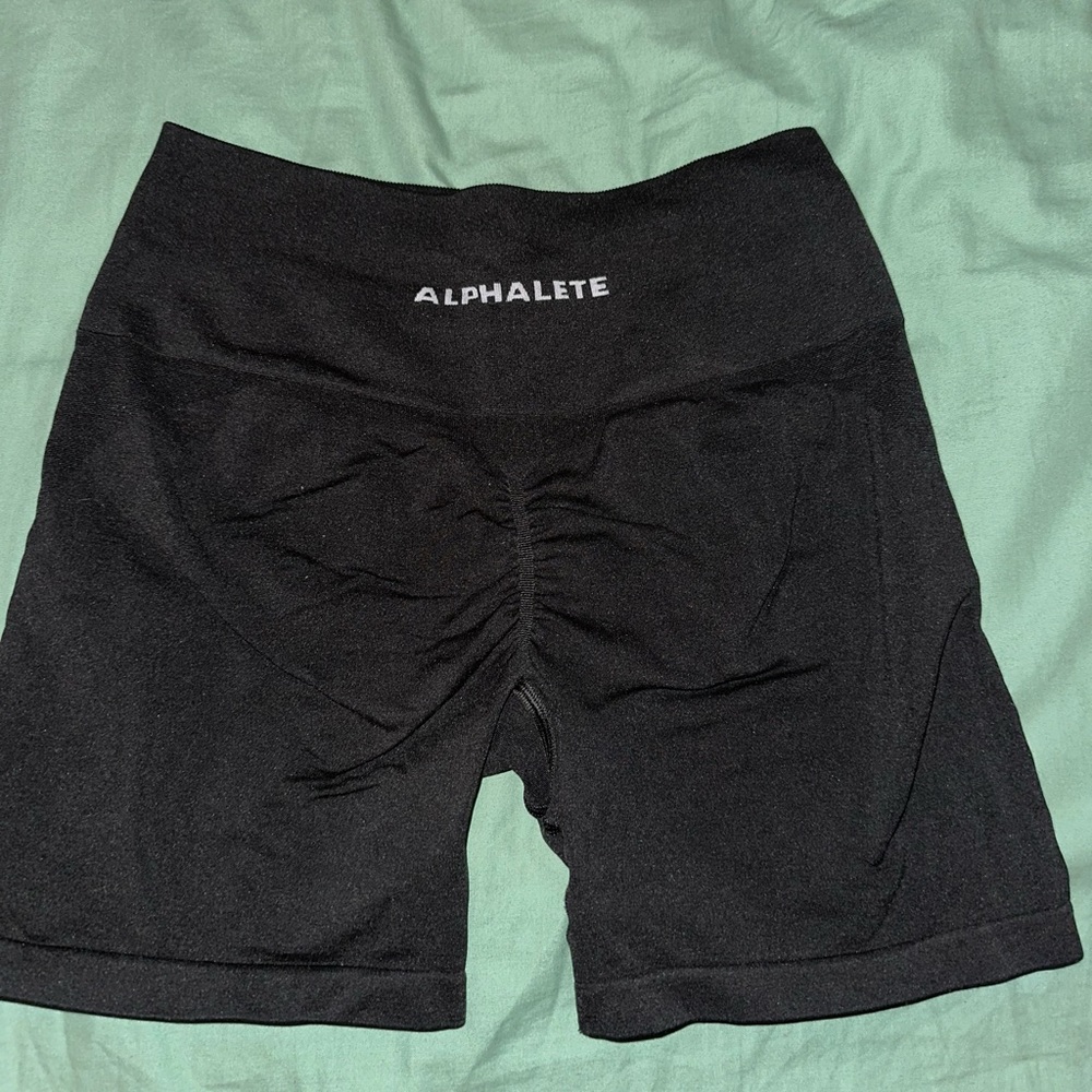 Black amplify alphalete shorts